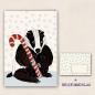 Preview: Doppelkarte Dachs mit Zuckerstange