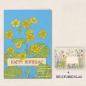 Preview: Doppelkarte : Happy Birthday Sumpfdotterblume