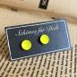 Preview: Lack Ohrstecker in neon gelb