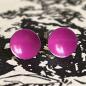 Preview: Lack Ohrstecker in neon violett