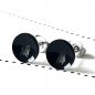 Preview: Ohrstecker uni schwarz