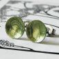Preview: Ohrstecker metallic oliv
