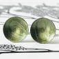 Preview: Ohrstecker metallic oliv