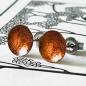 Preview: Ohrstecker metallic Kupfer