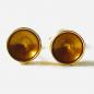 Preview: Gold Plated Stud Earrings – Shimmering gold inside