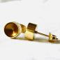 Preview: Gold Plated Stud Earrings – Shimmering gold inside