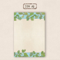Preview: stationery - Writing pad - oak leaves