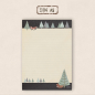 Preview: stationery - Writing pad - fox in the winter