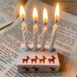 Preview: Mini - Adventskranz  Rentiere