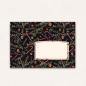 Preview: Set of 10 Envelopes with dark christmas pattern