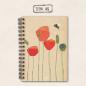 Preview: fettes Notizbuch - Mohn