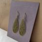 Preview: Etched Stainless Steel Earrings – Fairy wings