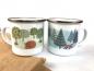 Preview: Emaille Tasse mit Fuchs