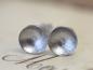 Preview: Lack Ohrstecker in metallic silber