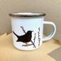 Preview: Emaille Tasse mit Pinguinen - Kopie