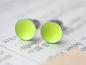 Preview: Lack Ohrstecker in neon gelb