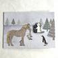 Preview: Cat and Dog – Enamel Pin on Winter Card