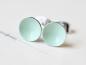 Preview: Lack Ohrstecker in uni mint