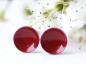 Preview: Lack Ohrstecker in uni rot