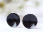 Preview: Lack Ohrstecker in uni schwarz