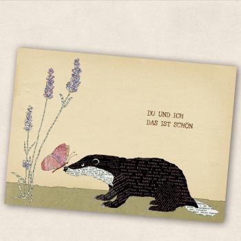 Postkarte - Du und ich