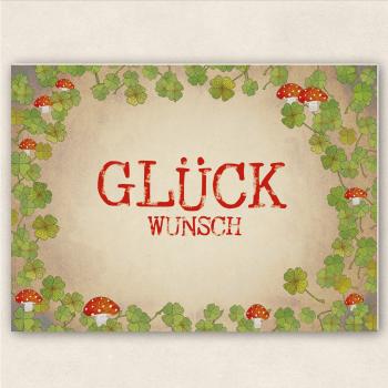 fette Karte - Glück