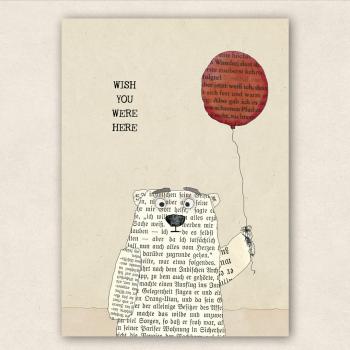 Postcard - wish you were here