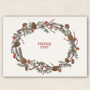 Postcard - Advent wreath
