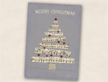 Postkarte Merry Christmas