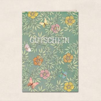 Gutschein - Doppelkarte mit passendem Briefumschlag