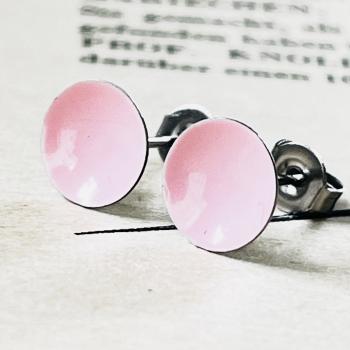 Ohrstecker uni rosa