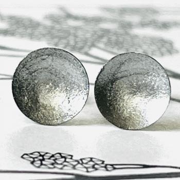 Ohrstecker metallic Silber