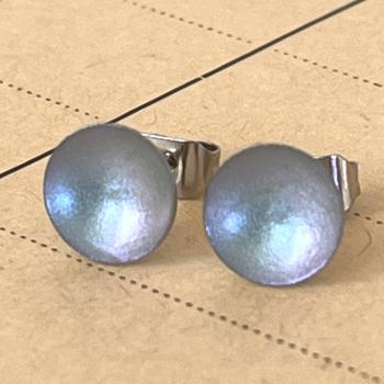Preview: Ohrstecker metallic Nixe