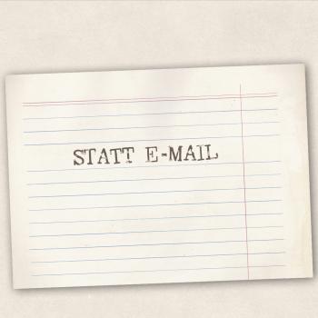 Postkarte Statt E-mail
