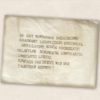 Postkarte Kompliment (SALE)