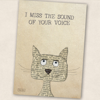 Postkarte I miss you (SALE)
