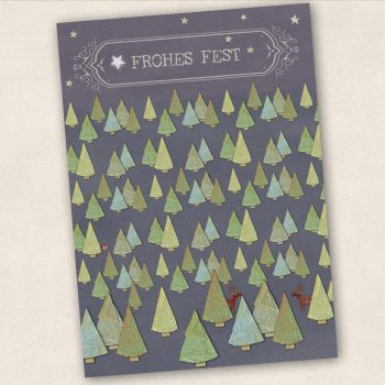 Postkarte  Wald (SALE)