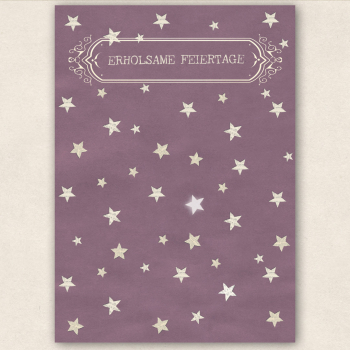 Postkarte Sterne (SALE)