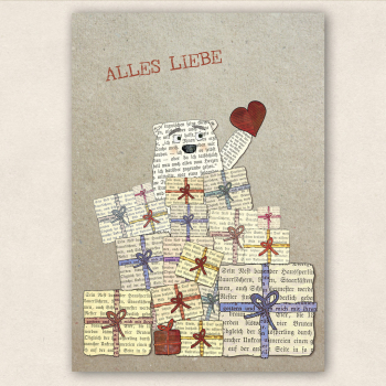Postkarte Alles Liebe