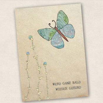 Postkarte werd bald gesund! (SALE)