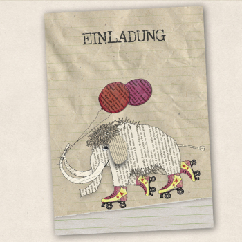 Postkarte Einladung (SALE)