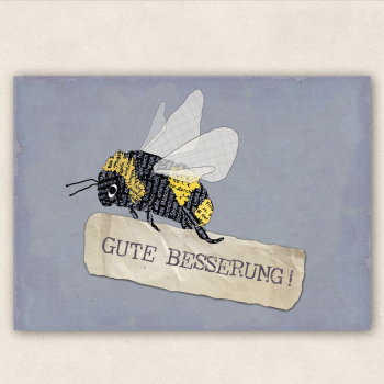 Postkarte : gute Besserung