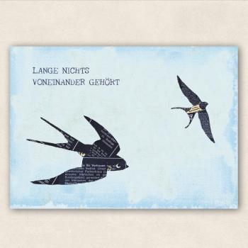 Postkarte lange nichts gehört