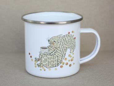 Emaille - Tasse Kaffee