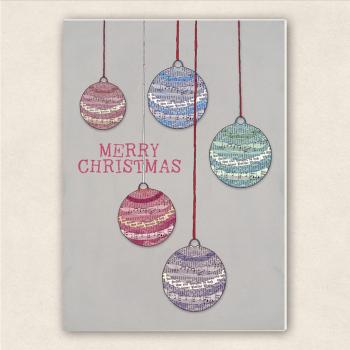 fette Karte - merry Christmas