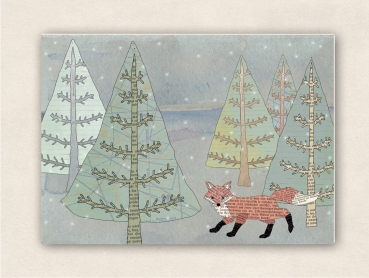 fette Karte - Winterlandschaft