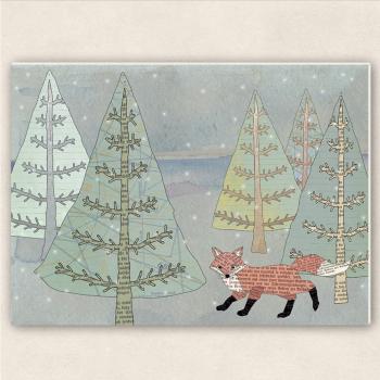 fette Karte - Winterlandschaft