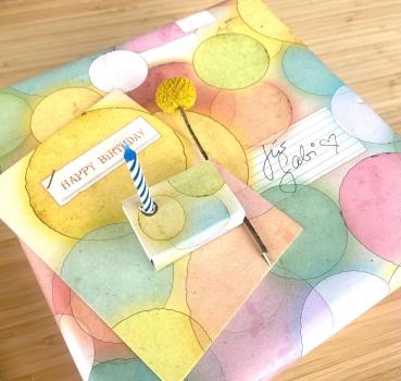 Geschenkpapier : Kreise