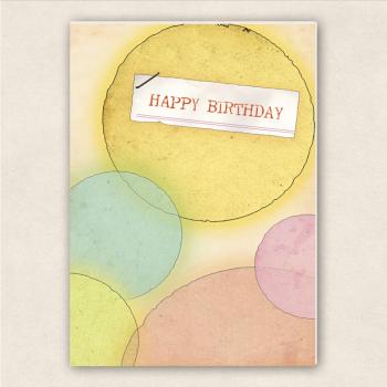 fette Karte - Happy Birthday