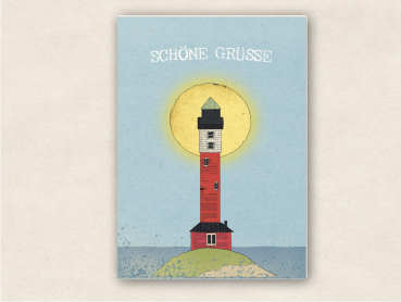 fette Karte - Leuchtturm